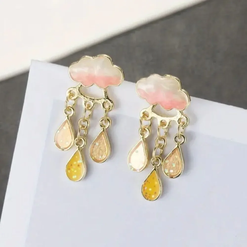 ✨🆕✨🌧️ Cute Rainy Cloud Tassel Earrings 🌧️ ✨